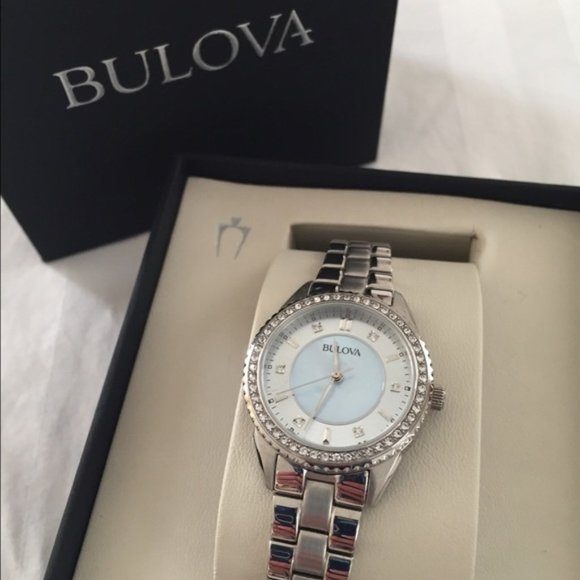 Bulova silver watch main image 5